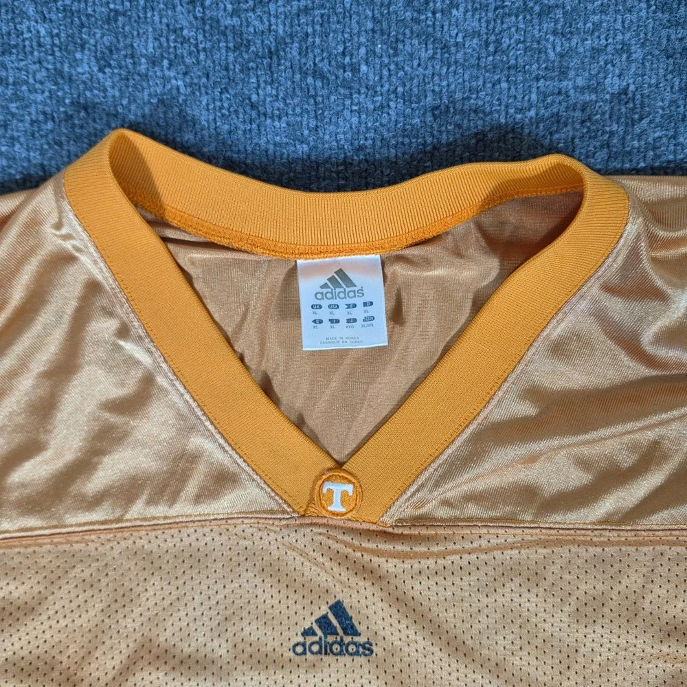 Adidas Tennessee Volunteers Football Jersey Mens Sz XL Orange #34 Mesh FLAW